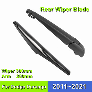 ใบปัดน้ําฝนกระจกหลังรถยนต์ แบบยาง สําหรับ Dodge Durango WD 12 นิ้ว 300 มม. 2011 2012 2013 2014 2015 2016 2017 2021