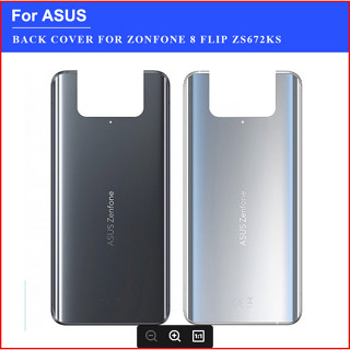 ฝาครอบด้านหลัง พร้อมเทปกาว อุปกรณ์เสริม สําหรับ Asus Zenfone 8 Flip ZS672KS