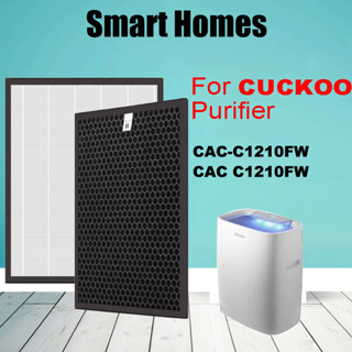 แผ่นกรองคาร์บอน HEPA แบบเปลี่ยน สําหรับเครื่องฟอกอากาศ CUCKOO CAC-C1210FW CAC-CH0910FW