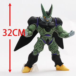 โมเดลฟิกเกอร์ PVC อนิเมะ Dragon Ball Cell Super Saiyan ขนาด 31 ซม. ของเล่นสําหรับเด็ก