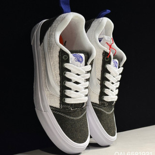 Vans Knu-Skool VR3 LX รองเท้าผ้าใบลําลอง ข้อสั้น สีขาว สีเขียว สไตล์วินเทจ