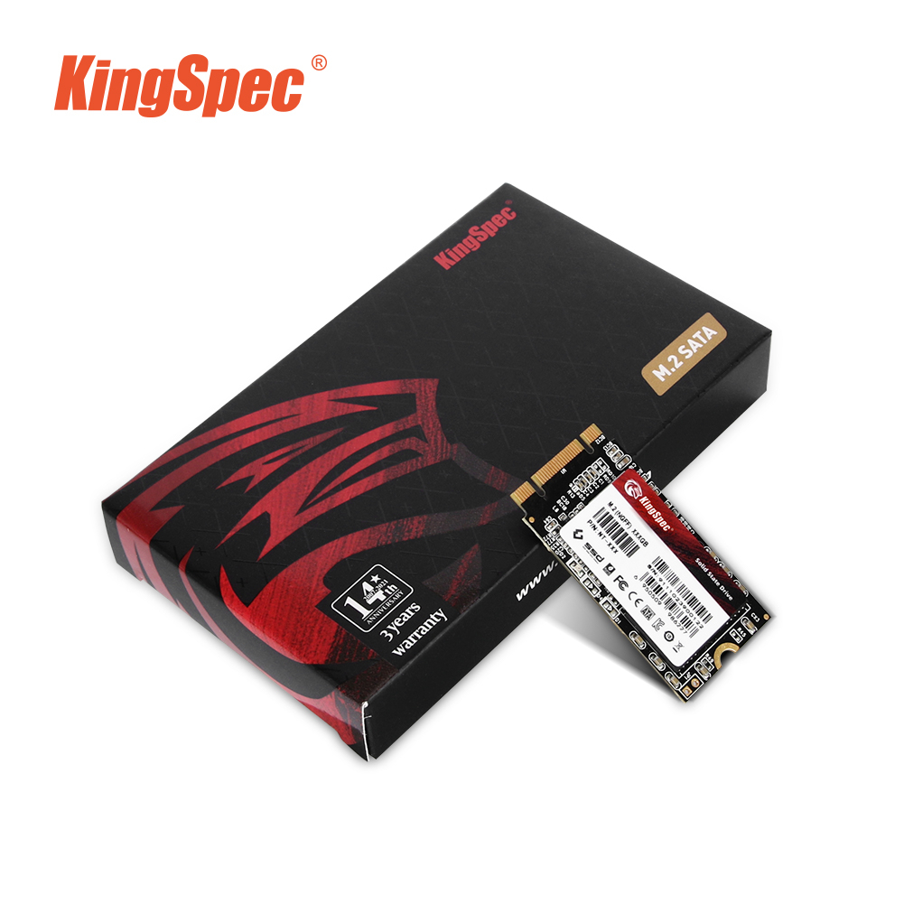 Kingspec ฮาร์ดไดรฟ์ M.2 SSD SATA3 128GB 256GB 512GB HDD 2242 มม. NGFF M2 SATA สําหรับแล็ปท็อป Destop Thinkpad