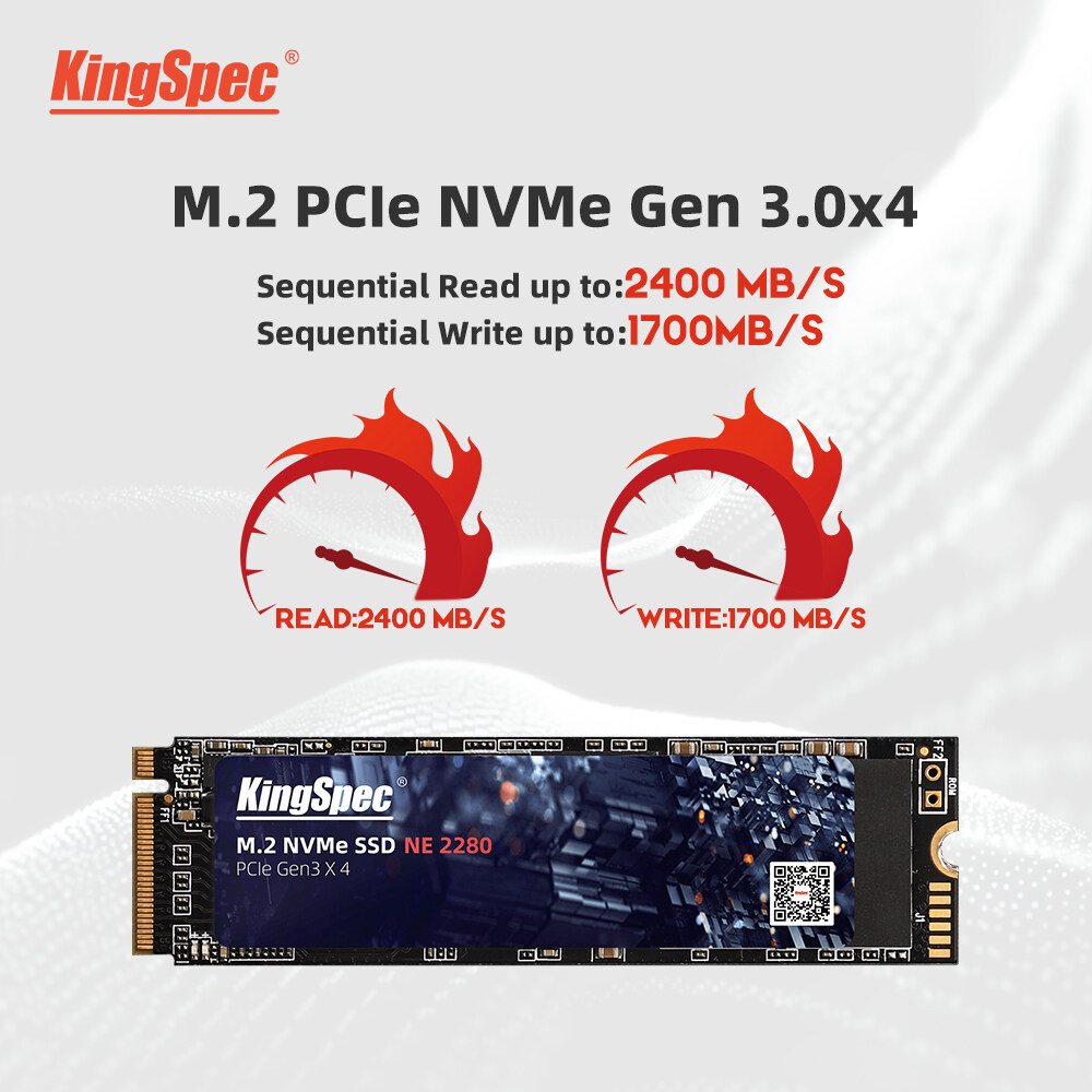 Kingspec ฮาร์ดดิสก์ภายใน m.2 SSD 128GB 256GB 512GB 1TB SSD M2 SSD m.2 NVMe pcie SSD สําหรับแล็ปท็อป เดสก์ท็อป MSI