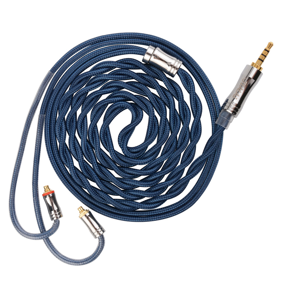 Faaeal NiceHCK JIALAI JLY2 สายหูฟัง PP เส้นด้ายชุบเงิน OCC อัพเกรดลวด MMCX/ QDC/0.78 มม.2Pin สําหรับ KXXS ST-10s