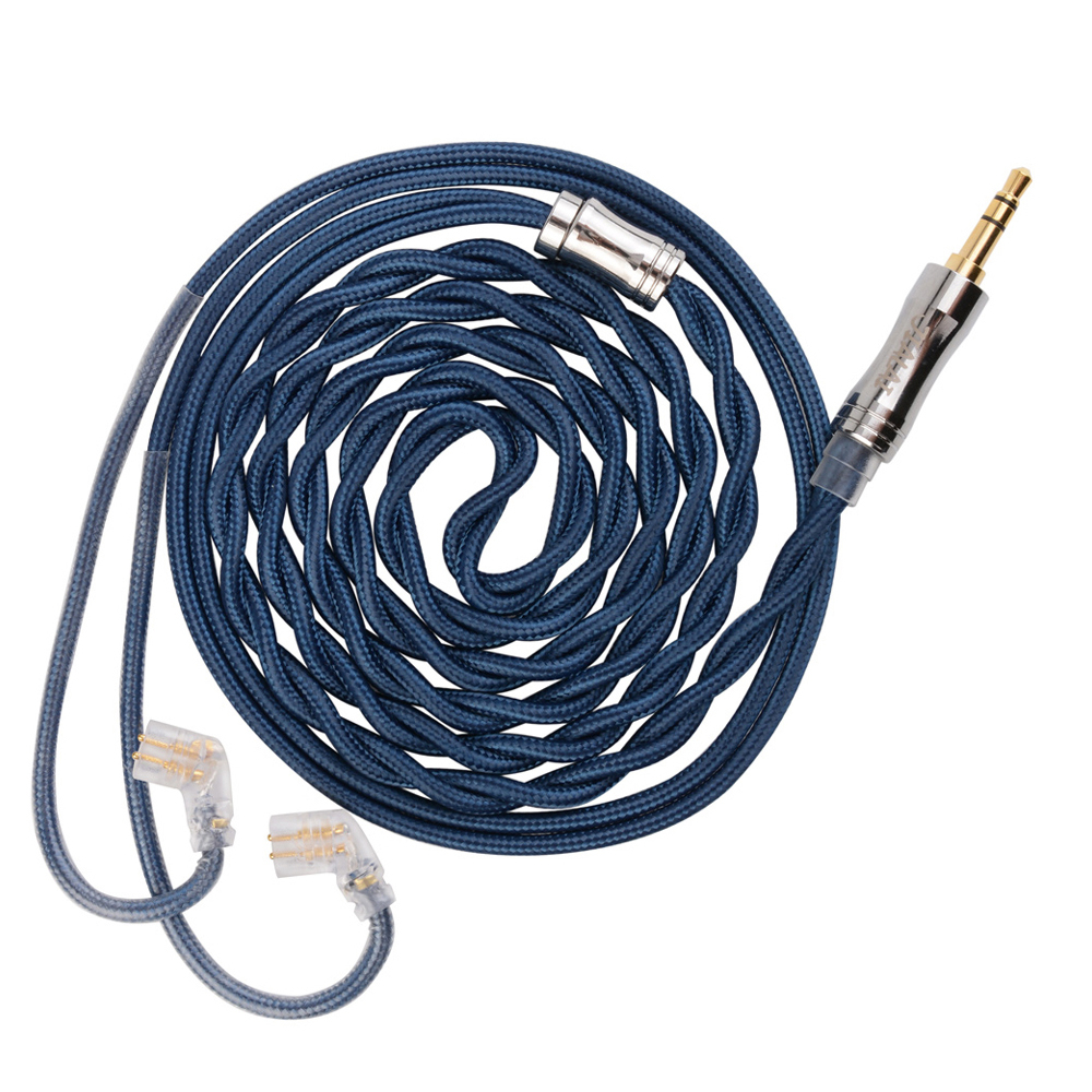 Faaeal NiceHCK JIALAI JLY2 สายหูฟัง PP เส้นด้ายชุบเงิน OCC อัพเกรดลวด MMCX/ QDC/0.78 มม.2Pin สําหรับ KXXS ST-10s