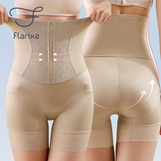 Flarixa กางเกงบ็อกเซอร์ขาสั้น กระชับสัดส่วนหน้าท้อง พลัสไซซ์ สําหรับผู้หญิงหลังคลอดบุตร