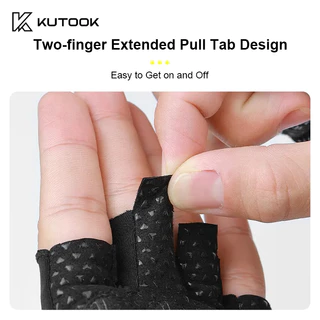 Kutook ถุงมือกีฬา ฟิตเนส สําหรับการฝึกยกน้ําหนัก ออกกําลังกาย บางส่วน ทนทาน พร้อมเบาะรอง สําหรับออกกําลังกาย ยิม