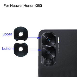 ใหม่ เลนส์กระจกด้านหลัง แบบเปลี่ยน สําหรับ Huawei Honor X50i Honor X 50i