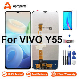 อะไหล่หน้าจอสัมผัส LCD แบบเปลี่ยน สําหรับ VIVO Y55 Y55 5G V2127 V2154