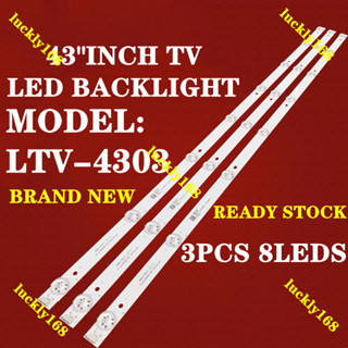 Ltv-4303 ใหม่ แถบไฟแบ็คไลท์ทีวี LED 40 นิ้ว LTV-4303 1 ชุด