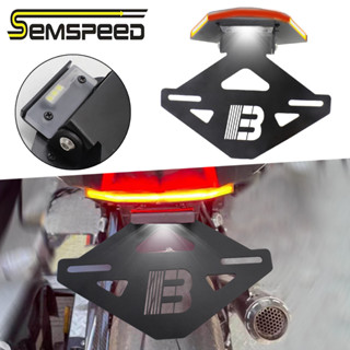 【SEMSPEED】บังโคลนท้ายรถจักรยานยนต์ พร้อมไฟเลี้ยว อุปกรณ์เสริม สําหรับ BMW S1000RR 2021-2023