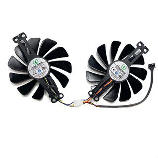 พัดลมระบายความร้อนการ์ดจอ FY010010การ์ดจอ M12LPA สําหรับ XFX RX6600 6600XT Speedster