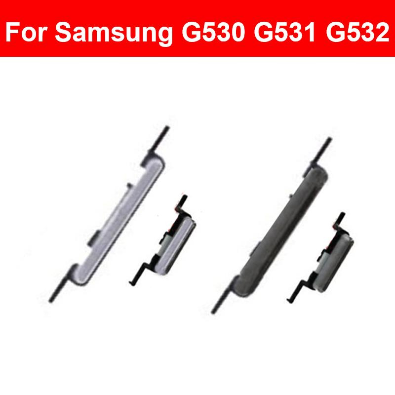 สําหรับ Samsung Galaxy Grand Prime Plus J2 Prime G530 G531 G532 G532F G532H โทรศัพท์แชสซีปริมาณปุ่มกลางกรอบด้านข้าง Key