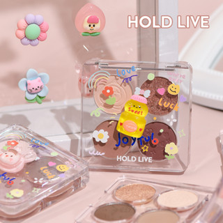 Hold LIVE อายแชโดว์พาเลท 4 สี เนื้อแมตต์ เครื่องสําอางแต่งหน้า Hl592