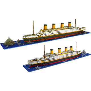 Toys ของเล่นเด็ก ตัวต่อ  TITANIC เรือ ไททานิค 1787PCS