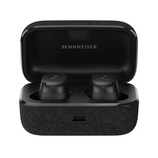 Sennheiser Momentum True หูฟังอินเอียร์บลูทูธไร้สาย 3 ตัว ตัดเสียงรบกวน IPX4 ชาร์จ Qi แบตเตอรี่ 28 ชั่วโมง