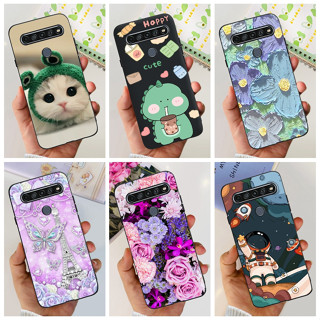 เคสโทรศัพท์มือถือ ซิลิโคนนิ่ม ลายไดโนเสาร์ แมวน่ารัก สีดํา K41S K51S 4G 2020 K 41s 51s K410 K510