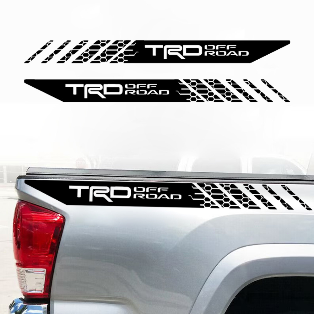 X2 TRD สติกเกอร์ไวนิล ลายรถบรรทุก Toyota Tacoma สําหรับตกแต่งข้างเตียง
