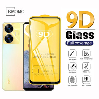 9D กระจกนิรภัยสำหรับ Realme C53 C55 C35 C30 C30s C33 C21Y C25Y C25 C25s C20 C11 C21 C31 C15 C12 C17 C3 เต็มกาวเต็มฝาครอบปกป้องหน้าจอ