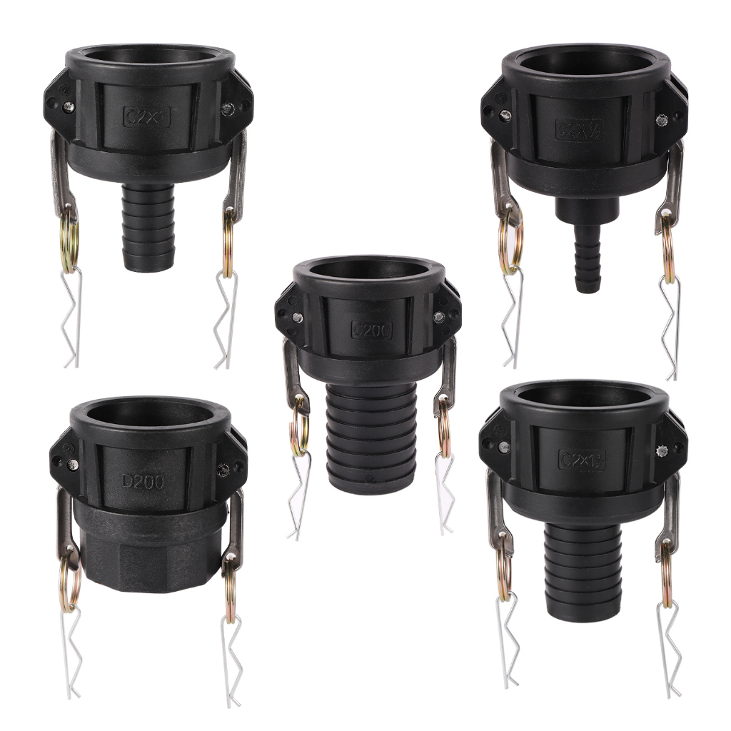 2 "Cam-Lockอะแดปเตอร์x1/2 "1 "1.5" 2"ท่อShank S60 ด้ายหยาบ64มม.หญิงประเภทC IBCถังQuick Coupler Cam Groove Fitting