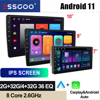 Essgoo เครื่องเล่น MP5 GPS MP5 IPS WIFI 36 DSP แอนดรอยด์ 2 Din 7 9 10 นิ้ว 2+32G 4+32G สําหรับรถยนต์