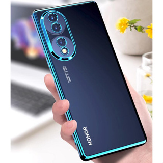 เคสโทรศัพท์ซิลิโคนใส แบบนิ่ม กันกระแทก หรูหรา สําหรับ Honor 90 70 50 Lite 4G 5G