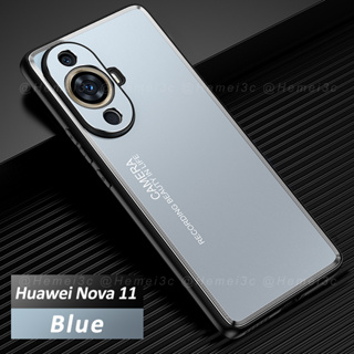 สําหรับ Huawei Nova 11 Pro เคสอลูมิเนียมอัลลอยด์ กระจายความร้อน เคสแข็ง เคสโทรศัพท์