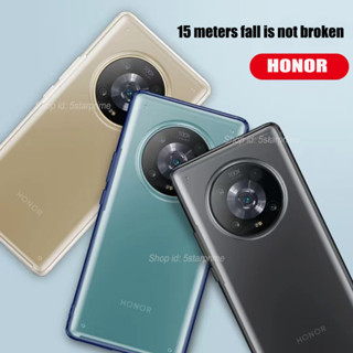 HONOR Magic4 Pro เคสใส เนื้อแมตต์ หรูหรา ด้านหลัง