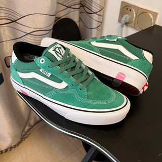 Vans Skate Rowan Pro รองเท้าสเก็ต คลาสสิก น้ําหนักเบา ใส่สบาย สีเขียว