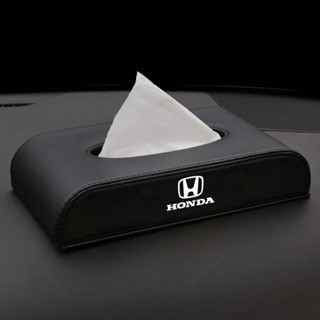 กล่องกระดาษทิชชู่ หนังวัวแท้ สําหรับรถยนต์ Honda Ximei civic accord xrv Fit CRV