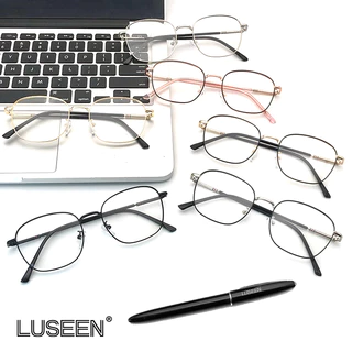 LUSEEN แว่นตา ป้องกันรังสี สำหรับ ผู้หญิง และ ผู้ชาย เลนส์ เปลี่ยนสีได้ เปลี่ยนเลนส์ได้ แว่นตา ป้องกันรังสี AG2224