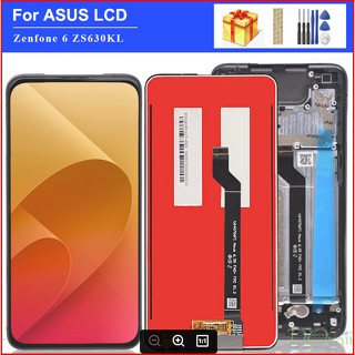 แผงหน้าจอสัมผัส LCD 6.4 นิ้ว สําหรับ ASUS Zenfone 6 ZS630KL ASUS 01WD ZS630KL I01WD