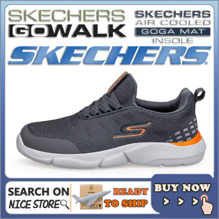 [PENGHANTARAN Ekspres]] CLASSIC SKECHERS_ GO-WALK รองเท้าลําลอง แบบสวม ระบายอากาศ เบาพิเศษ สําหรับผู้ชาย