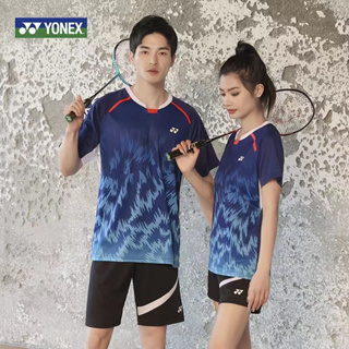 ใหม่ Yonex เสื้อกีฬาแบดมินตัน ระบายอากาศ แห้งเร็ว สไตล์เกาหลีใต้ ฤดูร้อน สําหรับผู้ชาย และผู้หญิง 2023