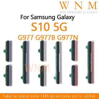 ปุ่มเปิดปิด ด้านข้าง และปุ่มเปิดปิด แบบเปลี่ยน สําหรับ Samsung Galaxy S10 5G G977 G977B G977N