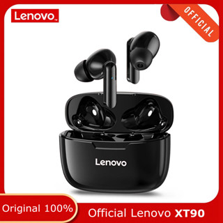 Lenovo XT90 TWS ชุดหูฟังบลูทูธไร้สาย IPX5 กันน้ํา รองรับการโทรวิดีโอ IOS Android ของแท้ 100%