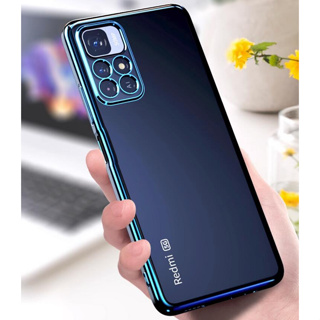 เคสโทรศัพท์มือถือ ซิลิโคนนุ่ม ใส กันกระแทก หรูหรา สําหรับ Xiaomi Redmi Note 12 11 10 Pro Plus 4G 5G