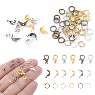 ตะขอก้ามปู สําหรับทําเครื่องประดับ DIY 80 ชิ้น 1 ชุด
