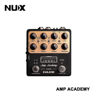 Nux NGS-6 Amp Academy  แอมป์ ลําโพงจําลอง และตู้เอฟเฟค IR ดรัม &amp; ลูป อุปกรณ์เสริม สําหรับกีตาร์