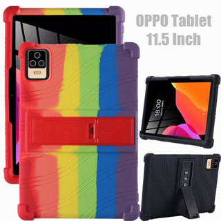 OPPO Tablet 11.5 Inch Android 12 Case Super Shockproof Soft Silicone Protective Case Stand Cover