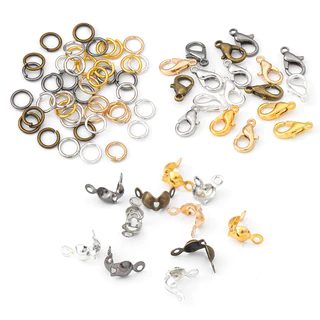 ตะขอก้ามปู สําหรับทําเครื่องประดับ DIY 80 ชิ้น 1 ชุด