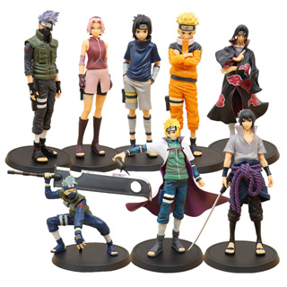 โมเดลฟิกเกอร์ PVC อนิเมะนารูโตะ Uzumaki Naruto Uchiha Itachi Sasuke Namikaze Minato Kakashi Haruno Sakura ของขวัญ ของเล่นสําหรับเด็ก 1 ชิ้น