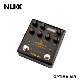 Nux Optima Air Dual-Switch กีตาร์อะคูสติกจําลอง พร้อมพรีแอมป์, IR Loader, โหมดจับภาพ