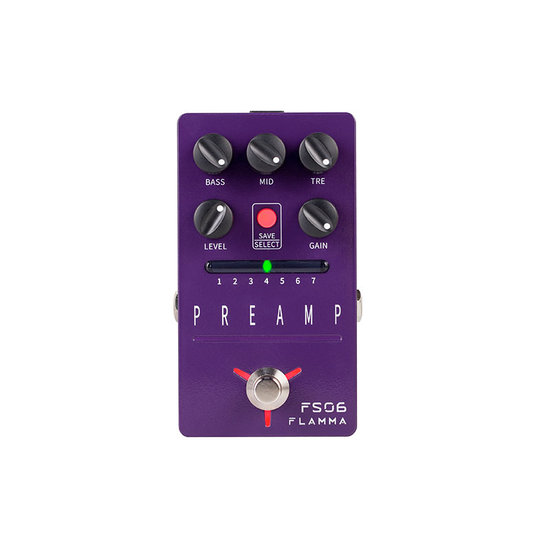 FLAMMA FS06 กีตาร์ไฟฟ้า Digital Box Head Front-End PREAMP จําลองในตัวกล่องชิ้นเดียว Effector