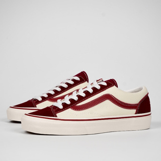 Vans Style 36 Vans Daji รองเท้าผ้าใบลําลอง เหมาะกับการพกพาเดินทาง ขาวแดง