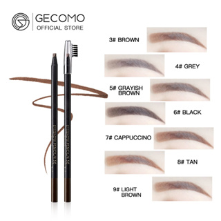 GECOMO ดินสอเขียนคิ้ว กันน้ํา ติดทนนาน ไม่เลอะ Eyebrow Pen