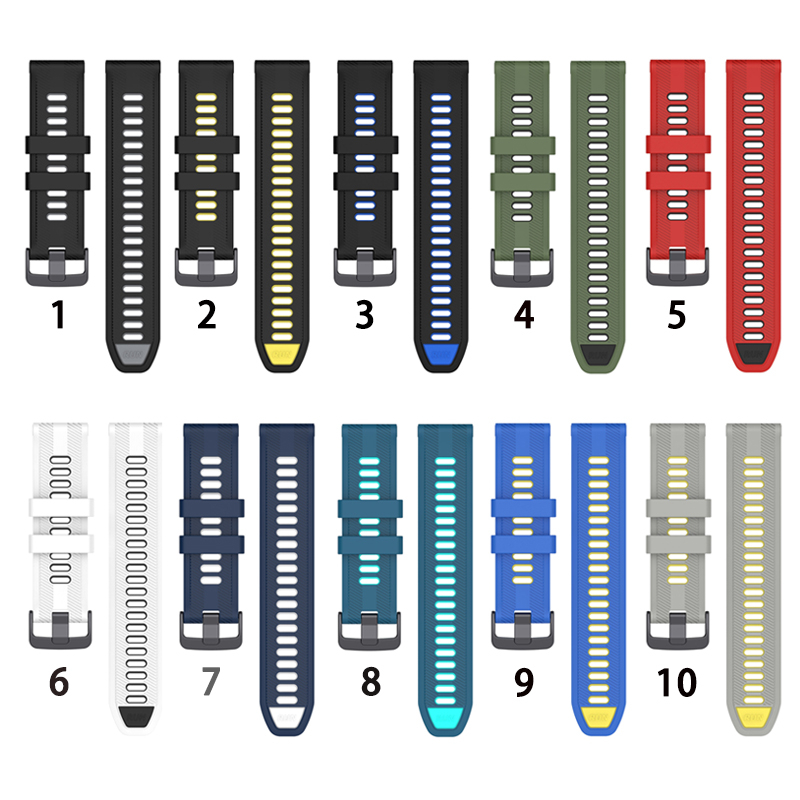 สายนาฬิกาข้อมือซิลิโคน กันน้ํา สําหรับ Garmin Forerunner 965 955 945 935 745