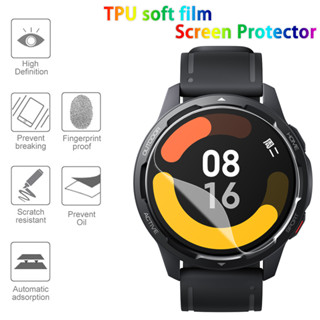 Tpu ไฮโดรเจล ป้องกันหน้าจอ นุ่ม ยืดหยุ่น สําหรับ Xiaomi Watch S1 Active