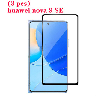 (3 ชิ้น) ฟิล์มกระจกนิรภัย แบบเต็มจอ สําหรับ Huawei Nova 9 SE 8i 7i Y70 Plus Nova 10 SE 9 7 7i 7SE 6SE 8 8i Y7 2019