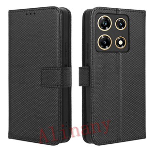 Infinix Note 30 Pro เคส PU Leather Case เคสโทรศัพท์ Stand Wallet Infinix Note30 Pro เคสมือถือ Cover